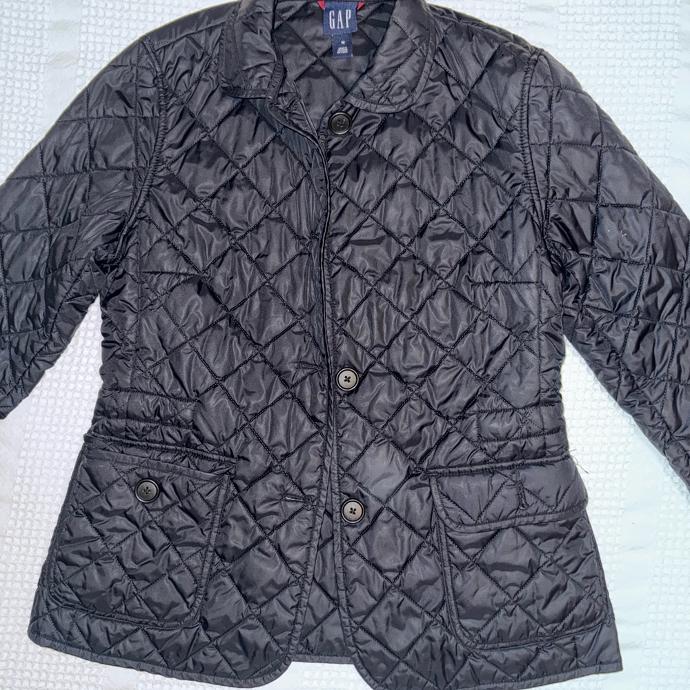 GAP Charcoal Quilted Jacket